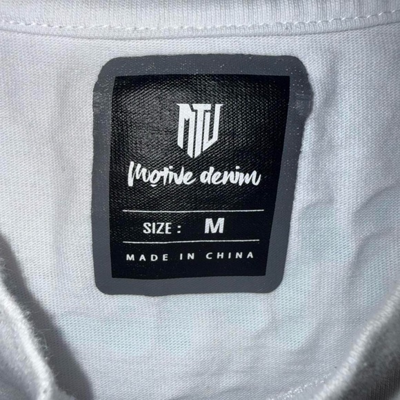 White Graphic T-Shirt with Gorilla Print - Picture 2 of 5